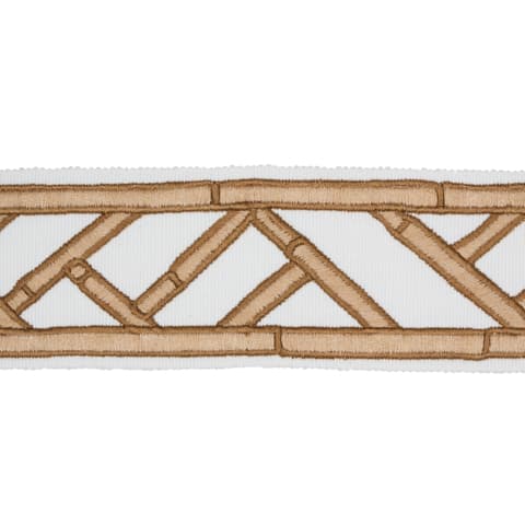 BAMBOO TRELLIS TAPE - SESAME