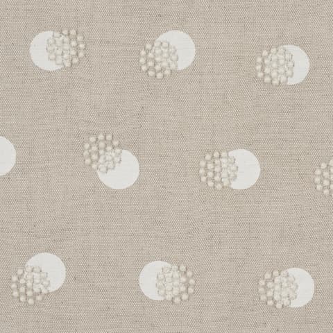 TAYLOR EMBROIDERY - IVORY ON NATURAL