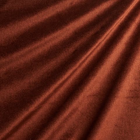 SUMPTUOUS SILK WOOL VELVET - MAHOGANY