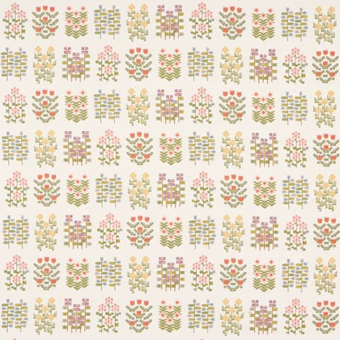 ANNIKA FLORAL TAPESTRY - MULTI ON IVORY