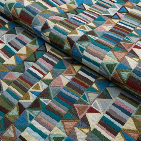 BIZANTINO QUILTED WEAVE - PEACOCK