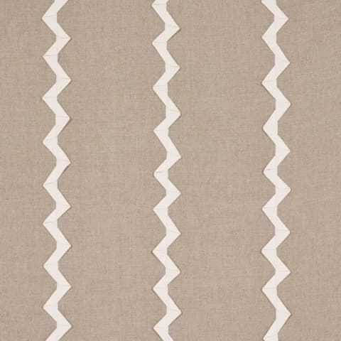 LAZARE APPLIQUÉ - IVORY ON NATURAL