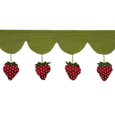 STRAWBERRY JAM TRIM - GREEN