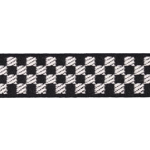ZEE TAPE NARROW - BLACK & IVORY