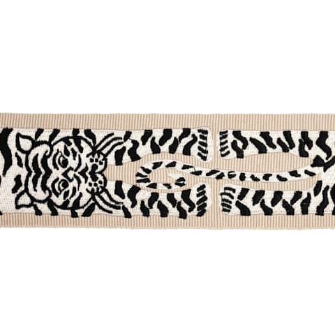 LE TIGRE EMBROIDERED TRIM - NEUTRAL