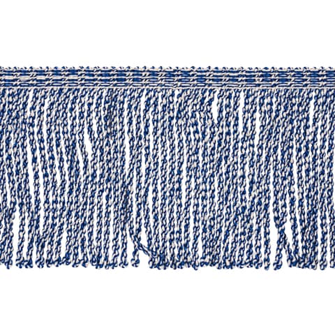 OUTDOOR BOULLION FRINGE TRIM - NAVY