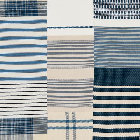 CARLISLE PATCHWORK - INDIGO