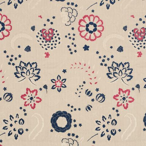 ALESSIA FLORAL - PARCHMENT