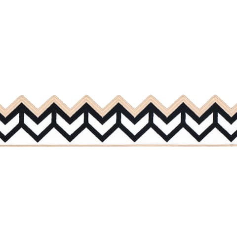 SPARREN EMBROIDERED TAPE - BLACK