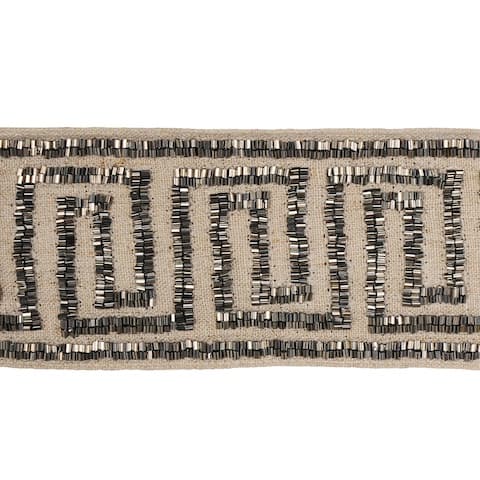 DELPHI BEADED TAPE - MERCURY ON NATURAL