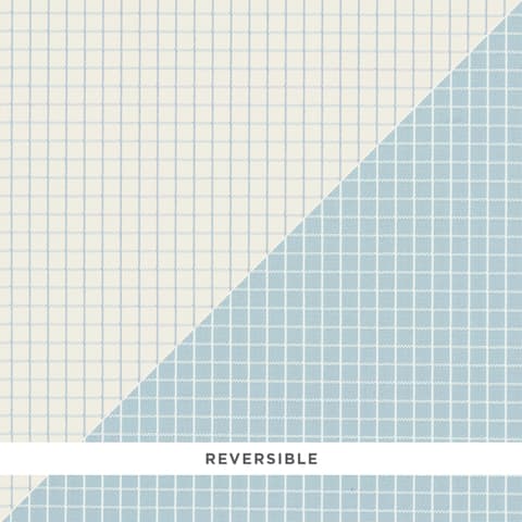 GEORGIE REVERSIBLE CHECK - CHINA BLUE
