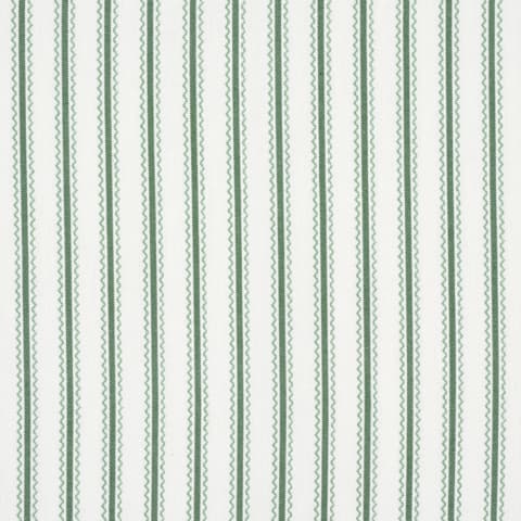 BIRDIE TICKING STRIPE - LEAF GREEN