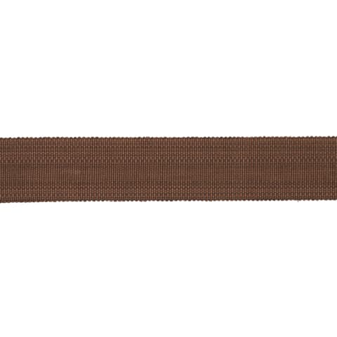 COTTON STRIÉ TAPE WIDE - CHESTNUT