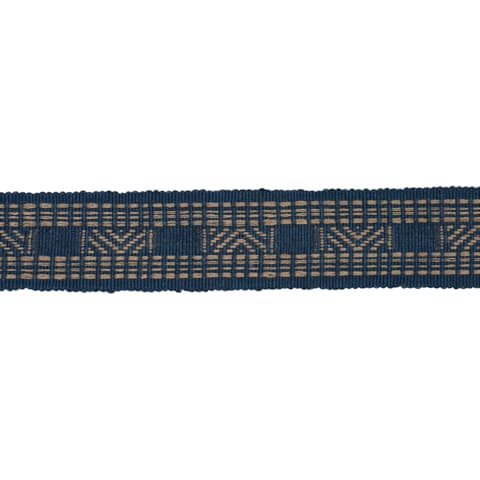 NAEL LINEN COTTON TAPE - INDIGO