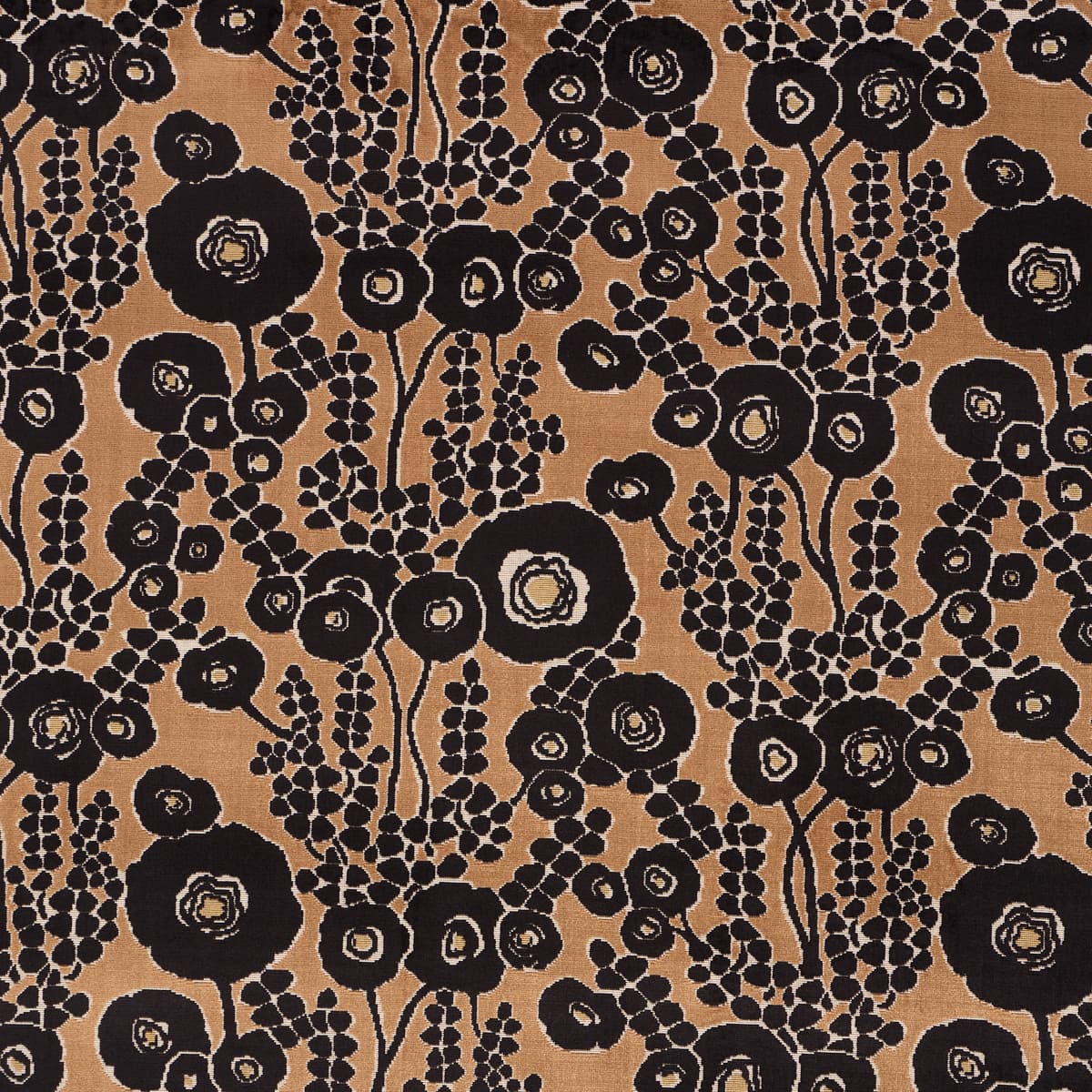EMELIE VELVET - BRONZE & NOIR