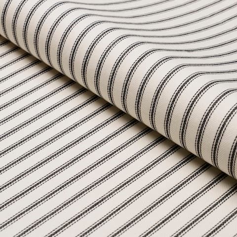 GRIFFIN TICKING STRIPE - BLACK & WHITE