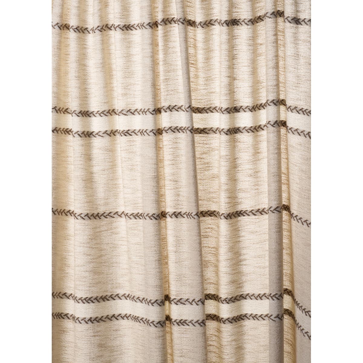 PLAINS STRIPE CASEMENT - FLAX
