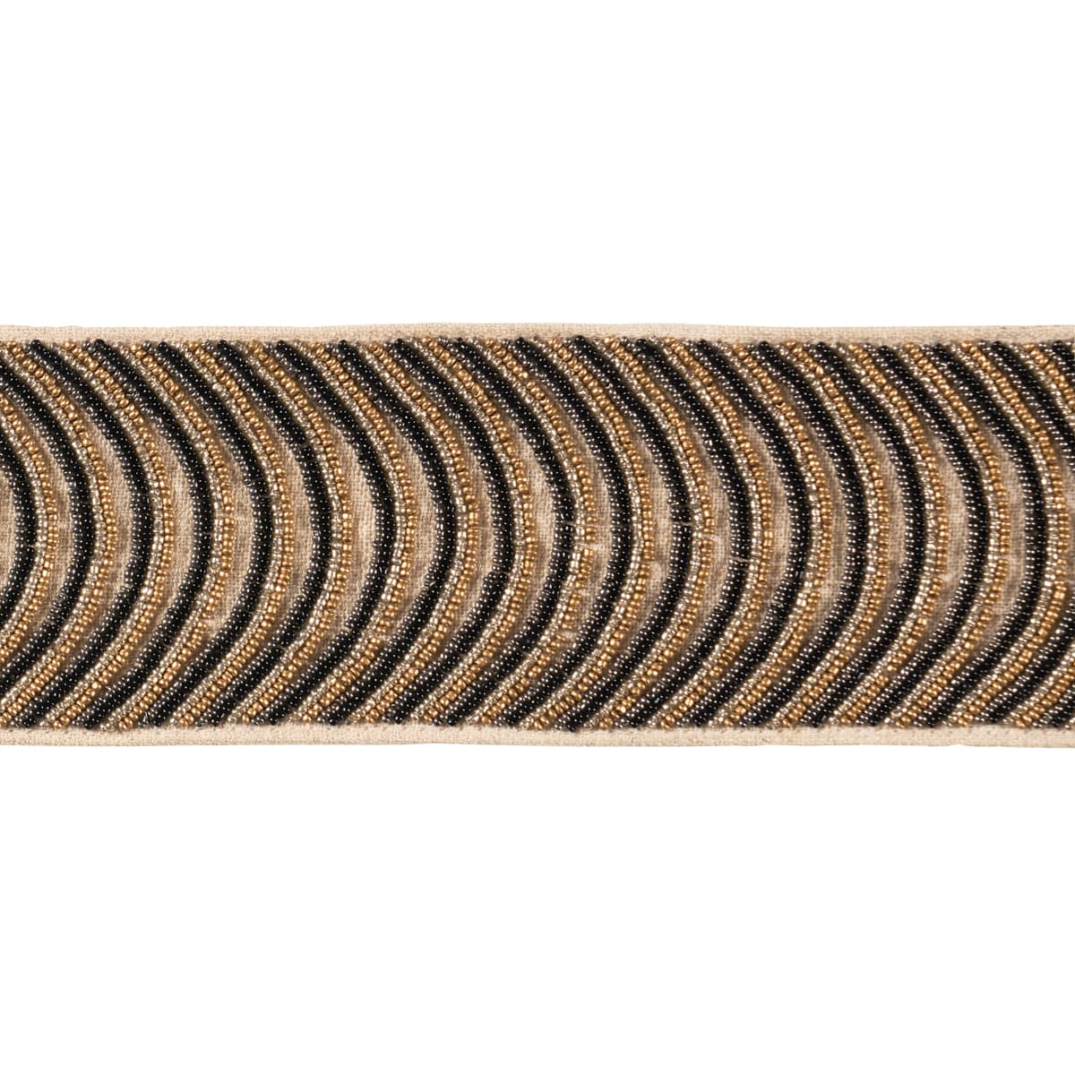 Ziegfeld Hand Beaded Tape - EBONY