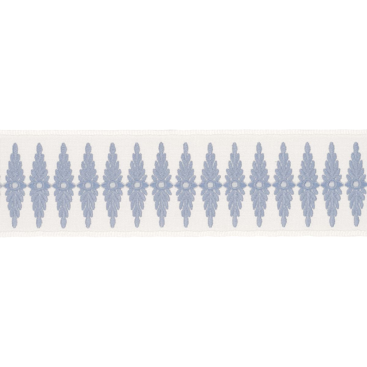 GENEVIEVE EMBROIDERED TAPE - SKY