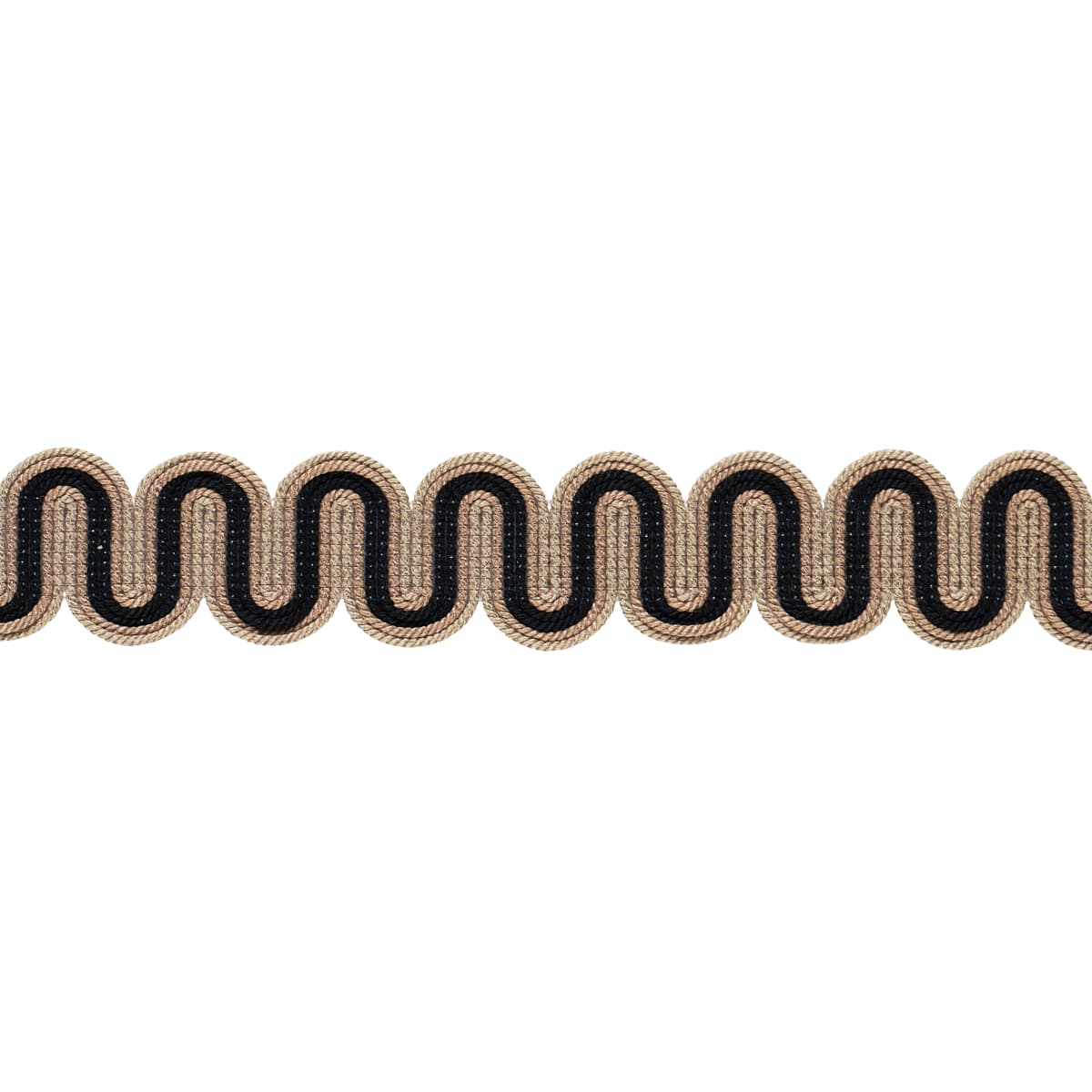 WINDING RIVER TAPE - BLACK & CAMEL