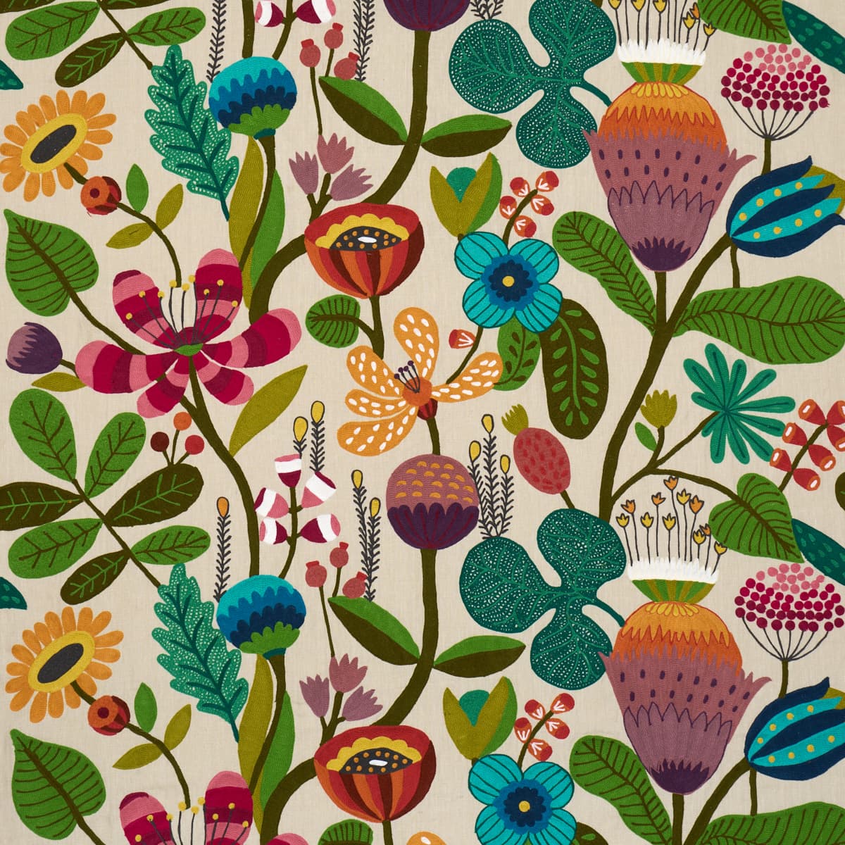 MODERN BOTANICAL EMBROIDERY - PARADISE