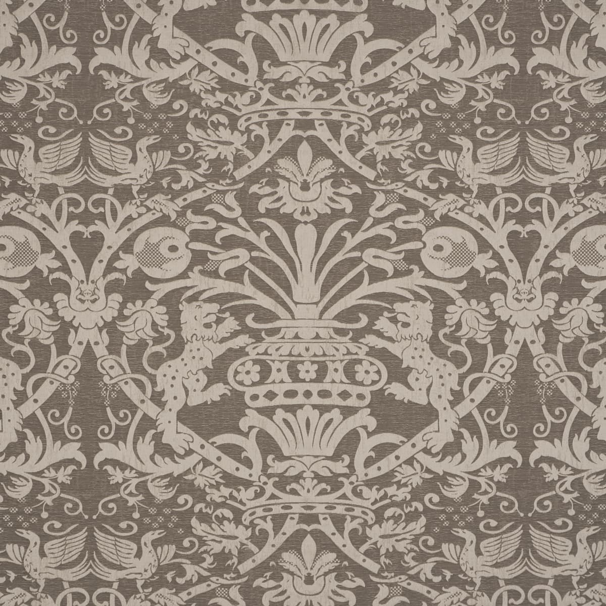 DOUGAL DAMASK - SMOKE