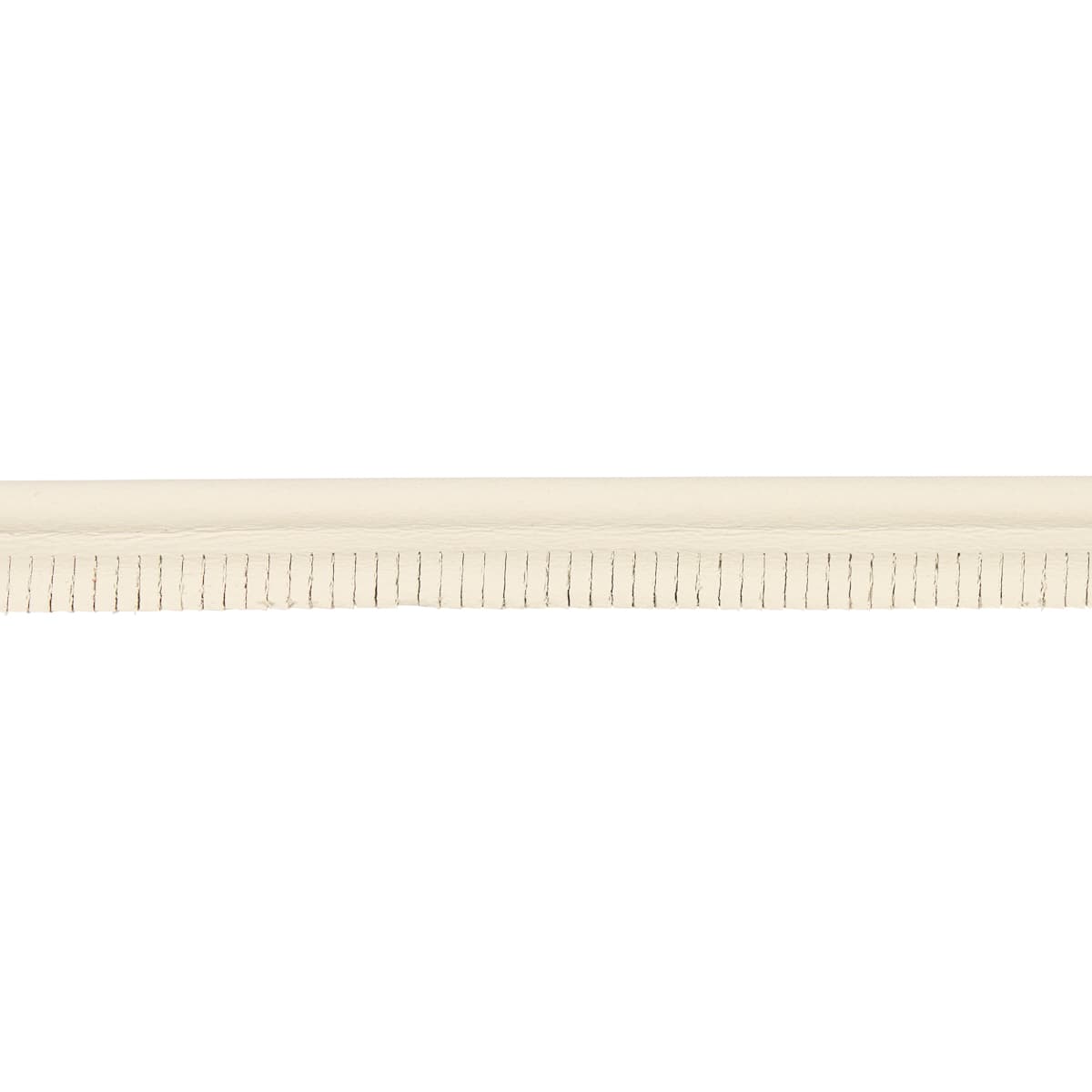 BURNHAM MEDIUM LEATHER PIPING - IVORY