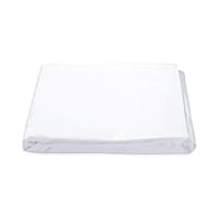 Astor Braid Fitted Sheet - WHITE