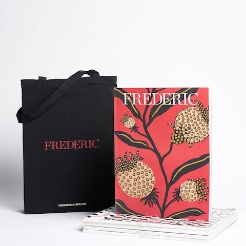 FREDERIC Tote_BLACK & RED