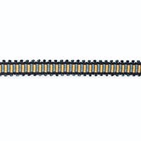 KIM GIMP SLK W/PICOT EDGE 1/2" - GOLD/INDIGO/NAVY