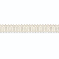 MIKAYLA GIMP SILK W/PICOT 3/4" - BLANC