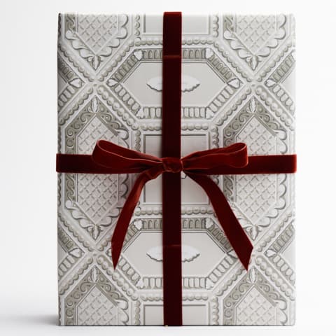 Lacunaria Wrapping Paper - STONE