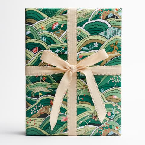 Rolling Hills Wrapping Paper - GREEN