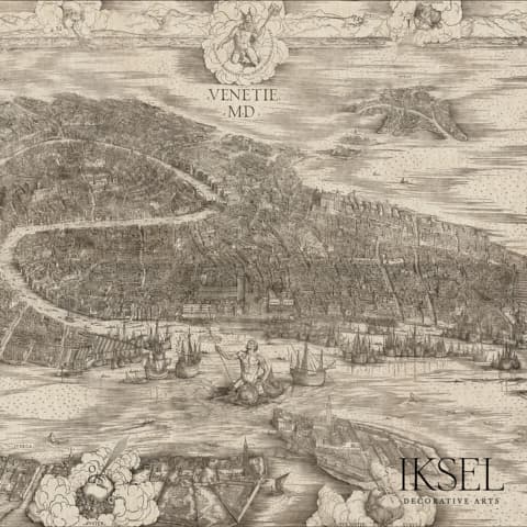 VIEW OF VENICE - SEPIATONES