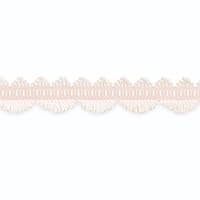 NOELLE LOOP FRINGE - WHITE/BABY PINK