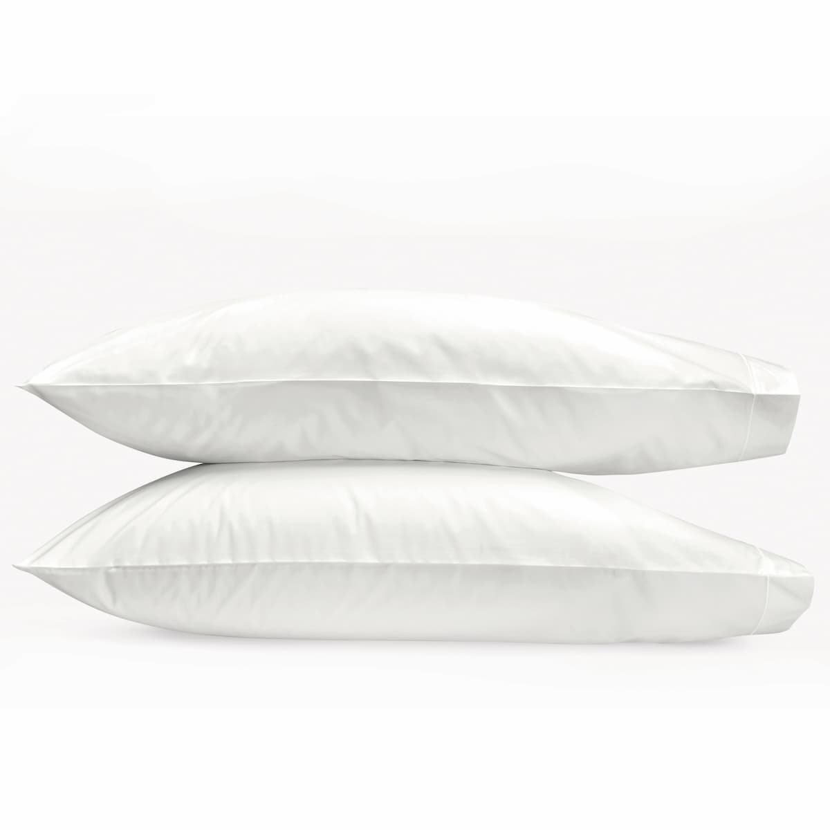 Ceylon Satin Stitch Pillowcases - BONE