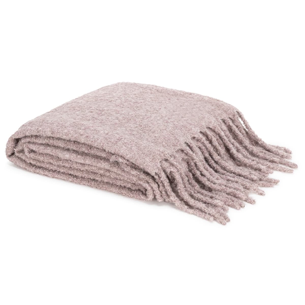 Poncho Throw - DEEP LILAC