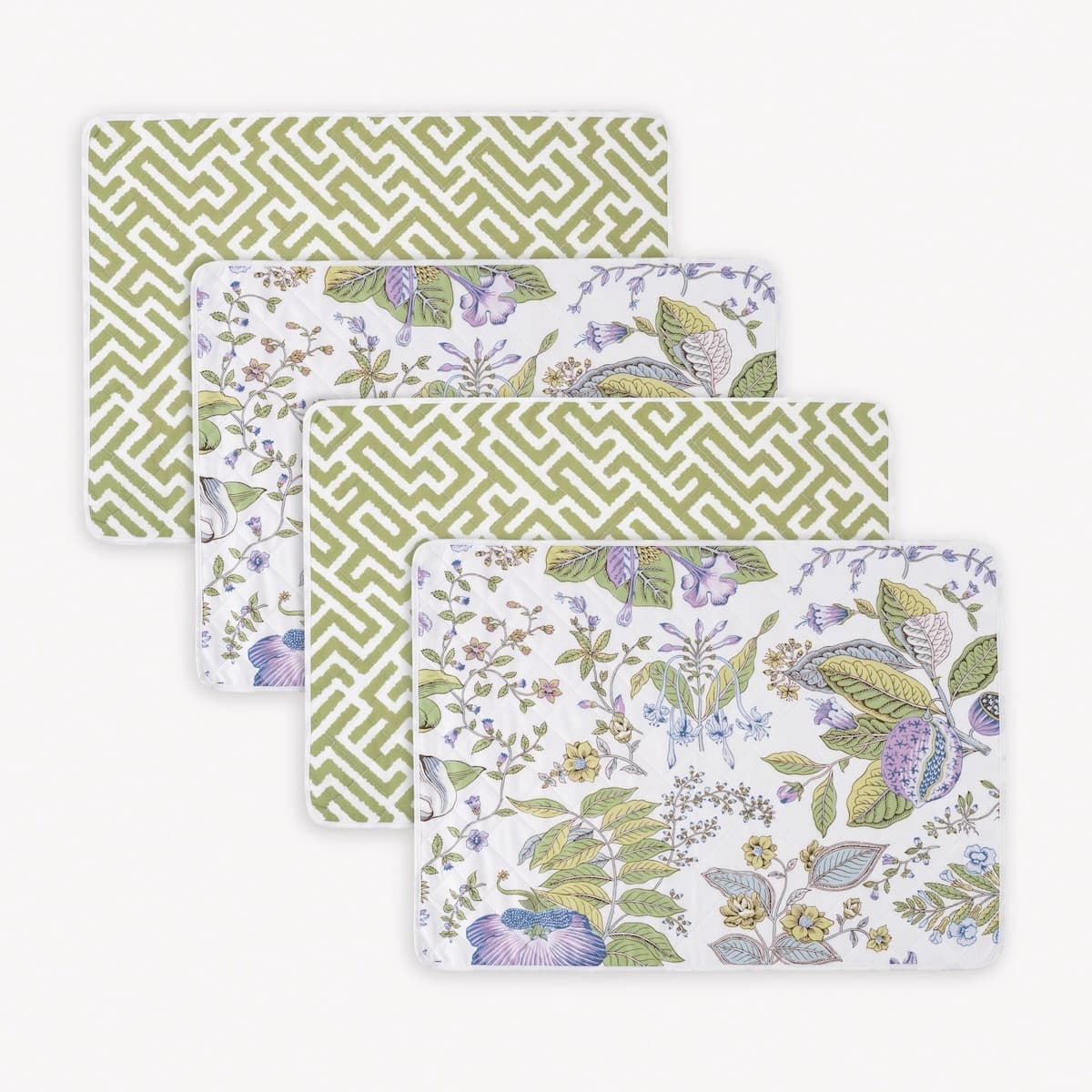 Pomegranate/Gabriel Placemat, Set o - LILAC/GRASS