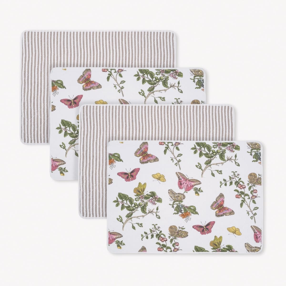 Baudin Butterfly/Matteo Placemat, S - PINK/BARK