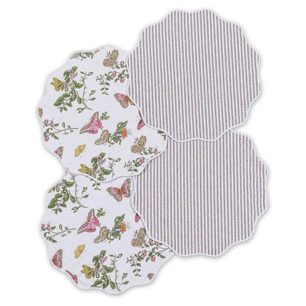 Butterfly/Matteo Placemats (4) - PINK/BARK