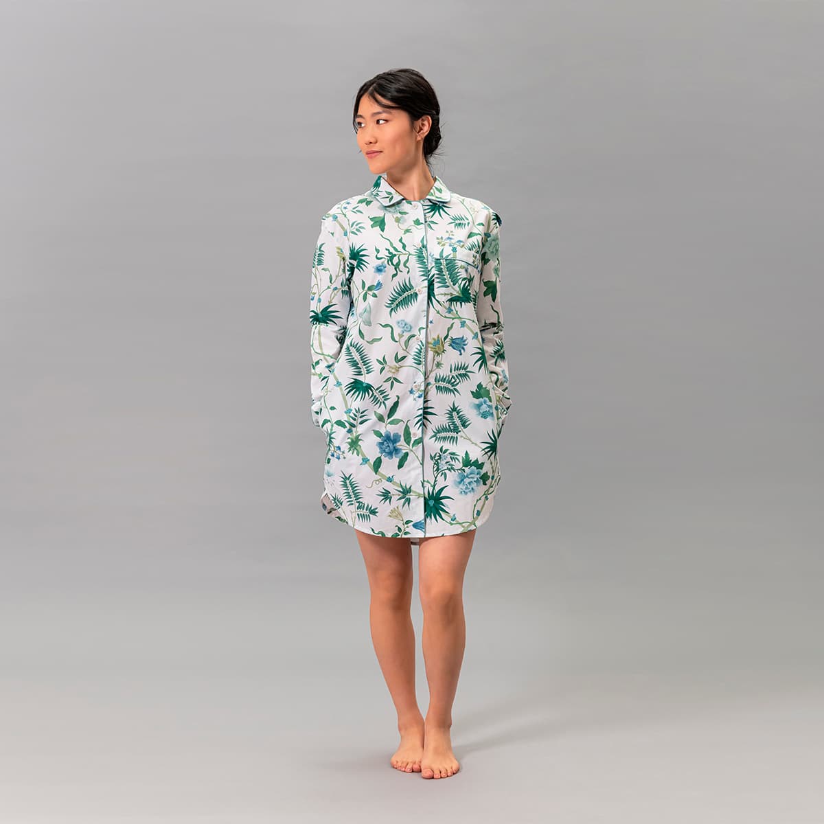 Palmyra Sleep Shirt - EMERALD