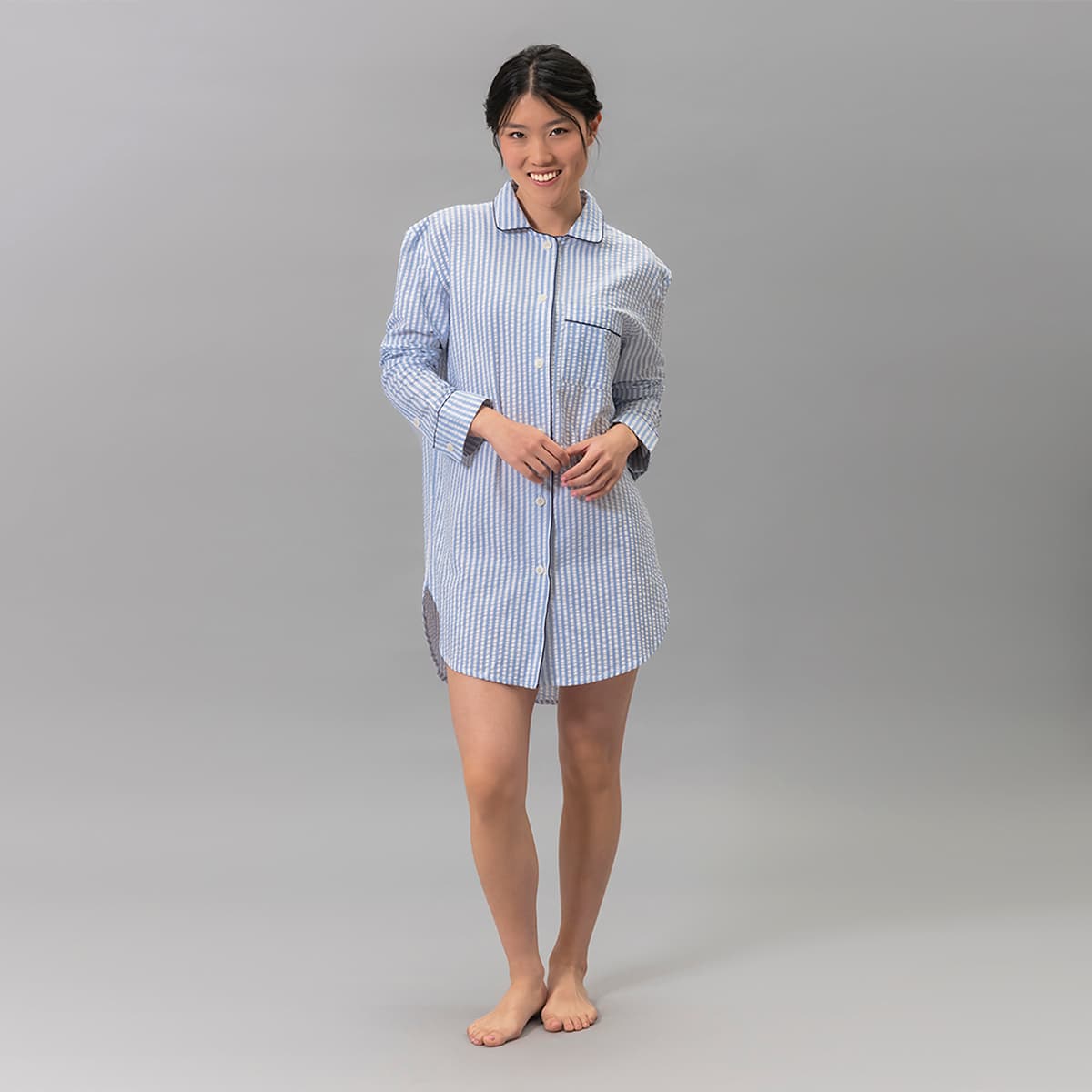 Matteo Sleep Shirt - AZURE