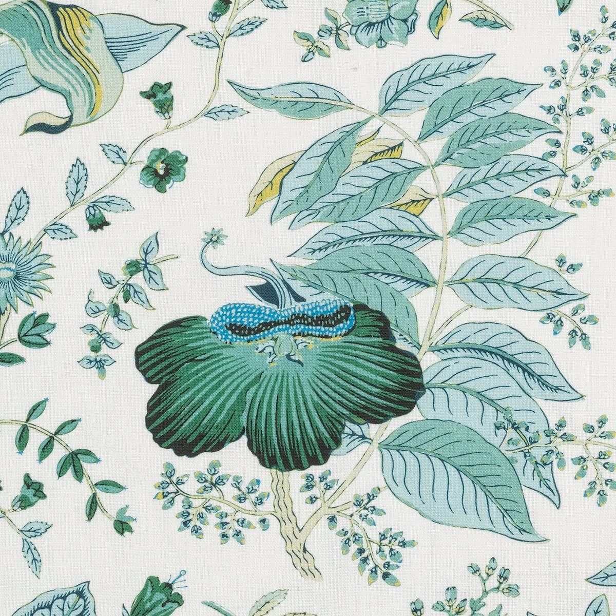 Pomegranate Table Linen Memo - EMERALD