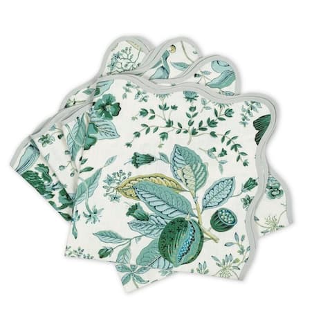 Pomegranate Napkin, Set of 4 - EMERALD