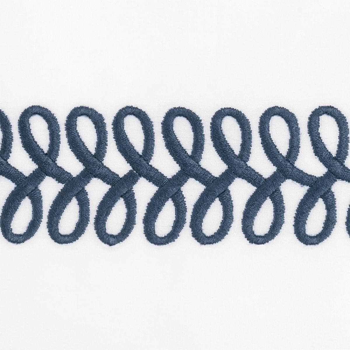 Astor Braid Bedding Memo - INDIGO