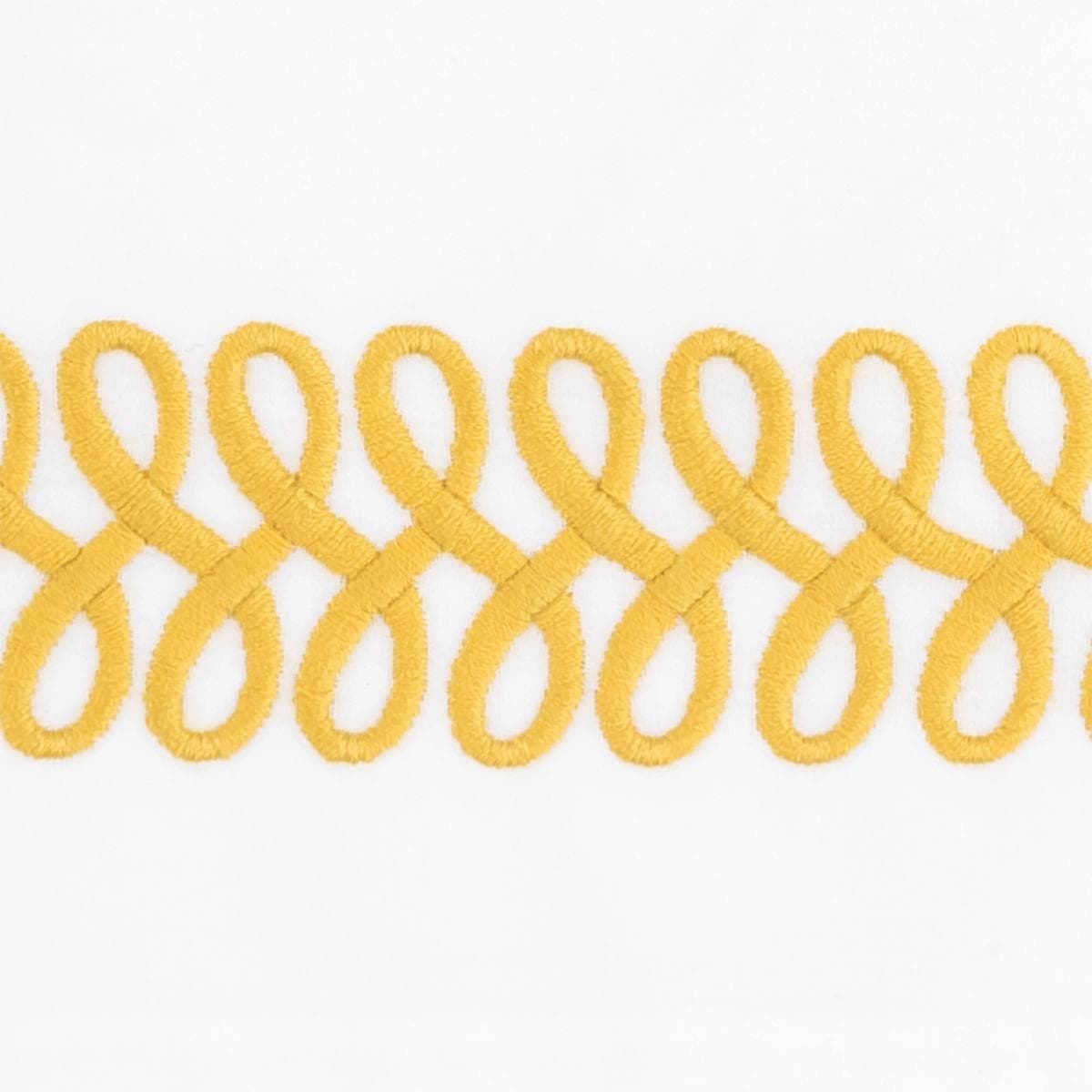 Astor Braid Bedding Memo - LEMON