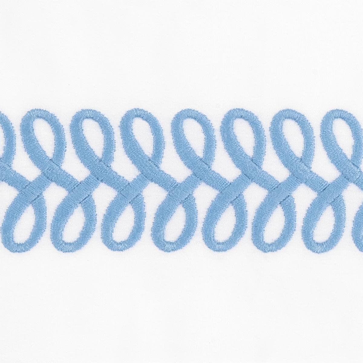 Astor Braid Bedding Memo - SKY