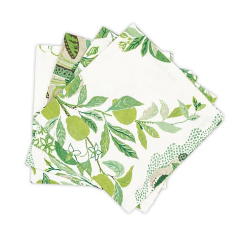 Citrus Garden Napkin, Set of 4 - GRASS