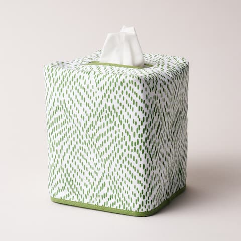 Duma Diamond Tissue Box Cover - GRASS
