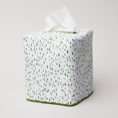 Celine Tissue Box Cover - GRASS